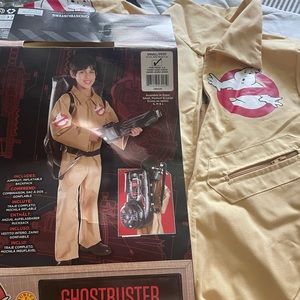 4-5T Ghostbusters costume with inflatable backpack